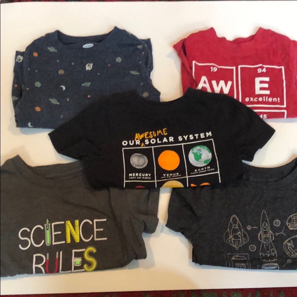 Science toddler T-shirt bundle